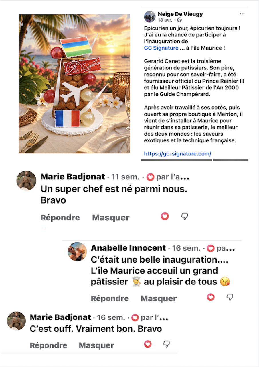 Avis clients page 1