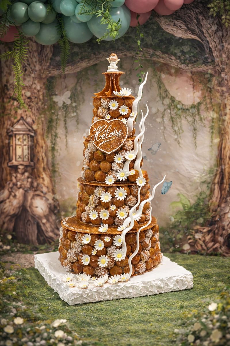 Pièce montée pour baptême