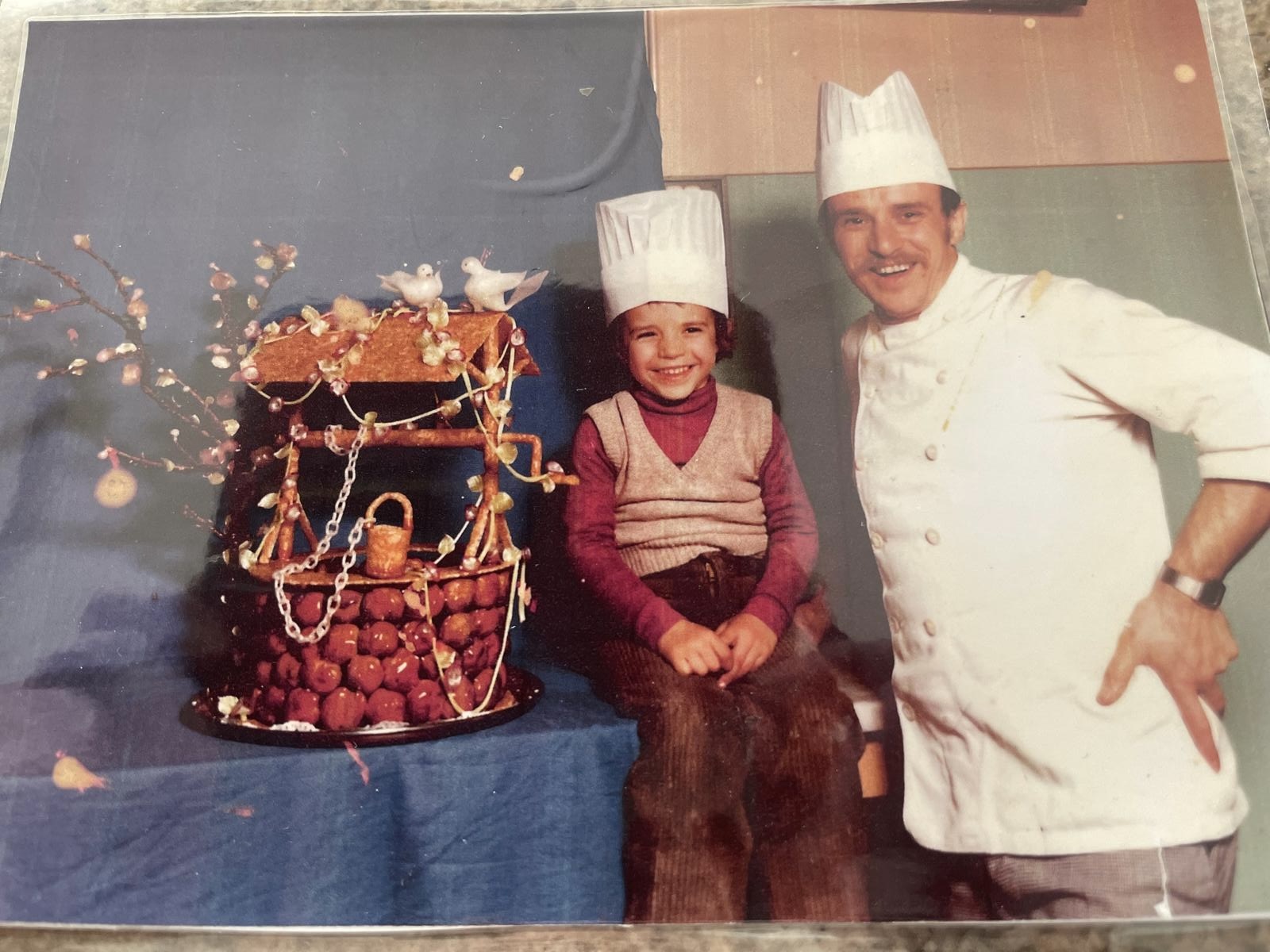 Souvenir familial en pâtisserie à Monaco
