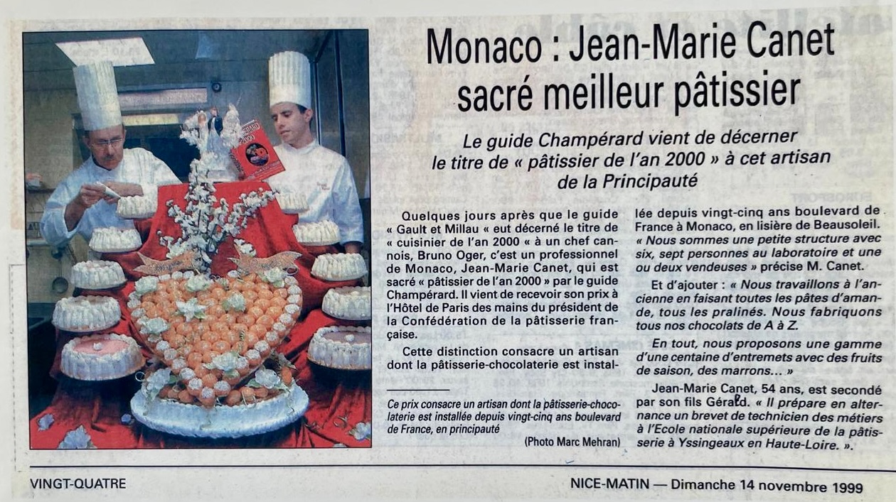 Article de presse – distinction