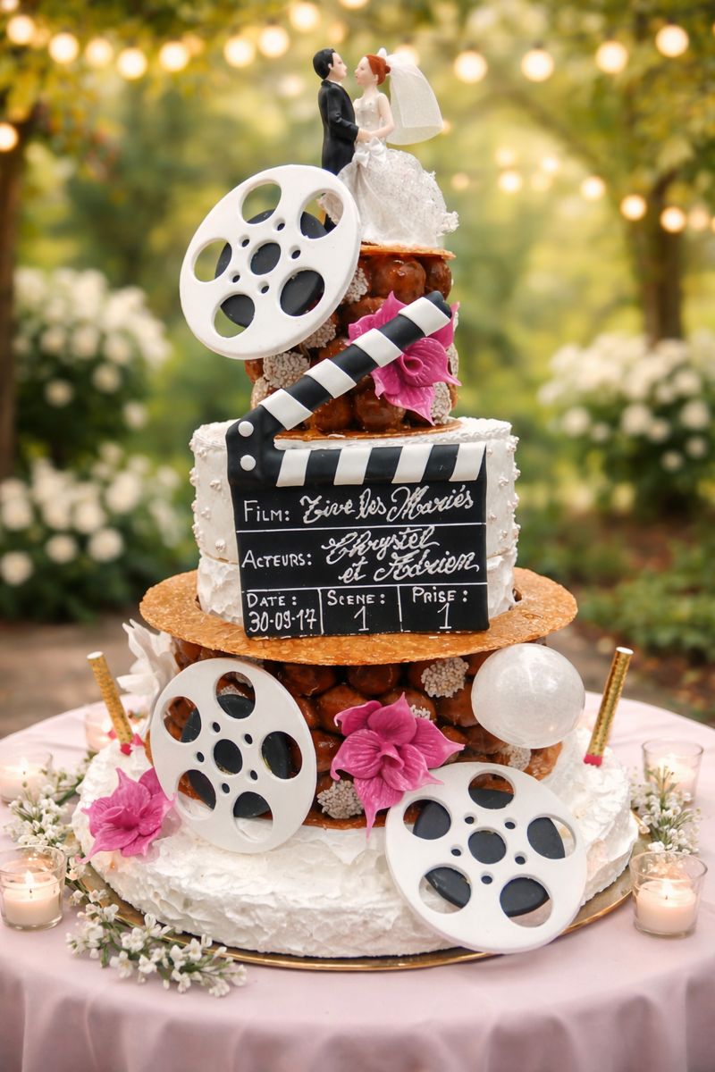 Pièce montée de mariage sur mesure