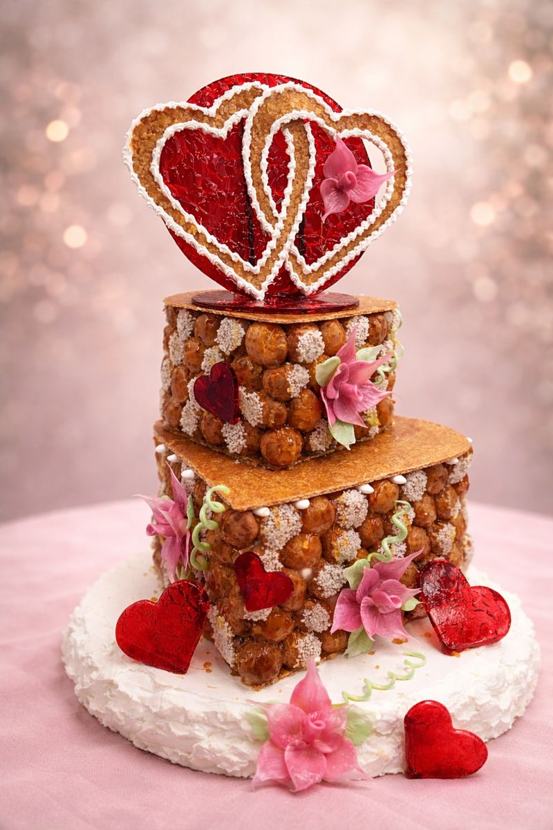 Pièce montée – style floral